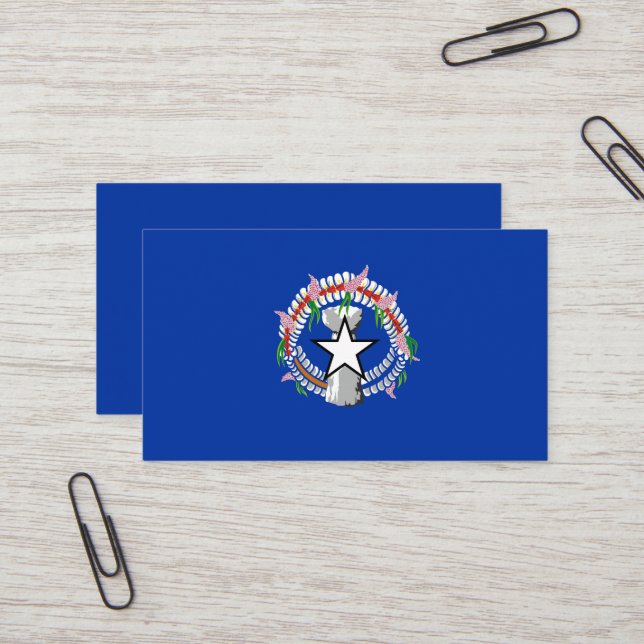 Cartão De Visita pavilhão das Ilhas Mariana norte (Frente/Verso In Situ)