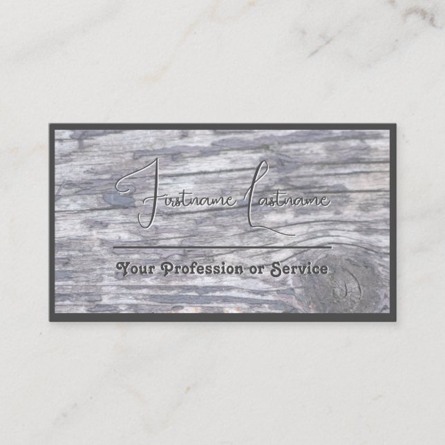 Cartão De Visita Pavimento de parquet de madeira orgânica 100% (Frente)