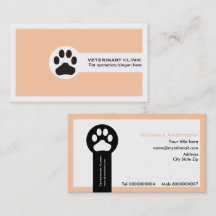 Peach Vet/Veterinary Clinical minimalista