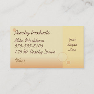 Cartão de visita Peachy
