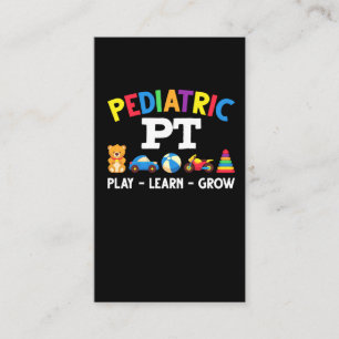 Cartão De Visita Pediatra Pediátrico PT Crianças Terapêutica Fí