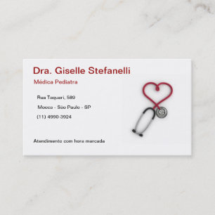 Cartão De Visita Pediatria
