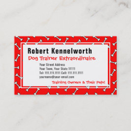 Cartão De Visita Peixes e Ossos Design Engraçado para Pássaros Cach