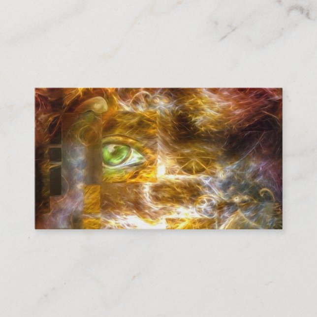 Cartão De Visita Pensamentos e dimensões (Frente)