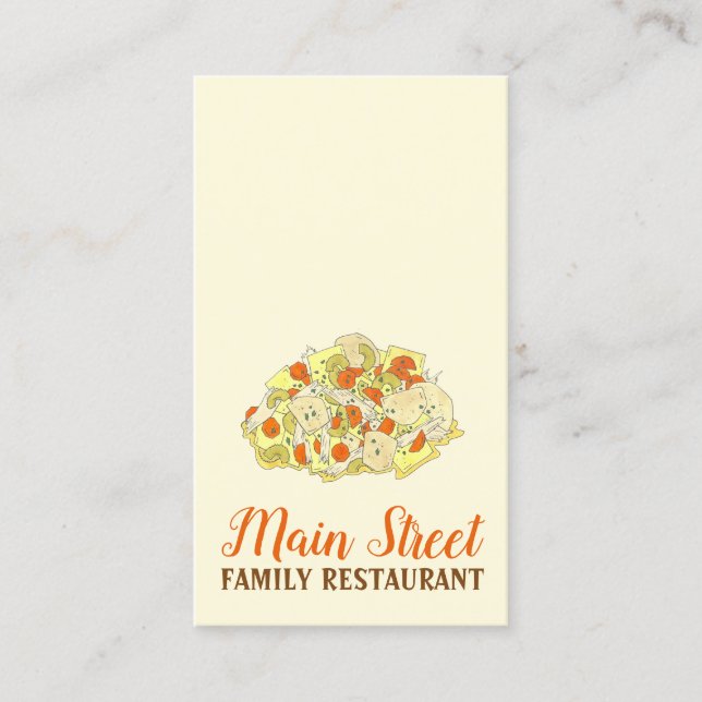 Cartão De Visita Pensilvânia PA Holandesa Amish Comida Chicken Pote (Frente)