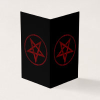 Pentagrama do diabo vermelho