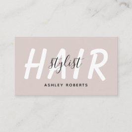 Cartão De Visita Penteado moderno