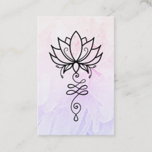 Cartão De Visita *~* Peony Nirvana Sagrada Geometria Lotus Reiki