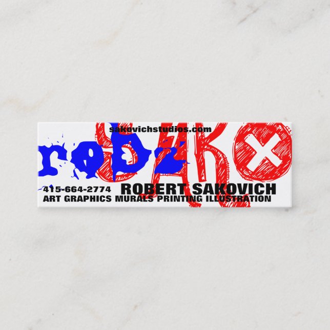 Cartão de visita pequeno (Frente)