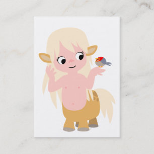 Cartão De Visita Pequeno e Bonito Cartoon Centauress ACEO-Cartão de