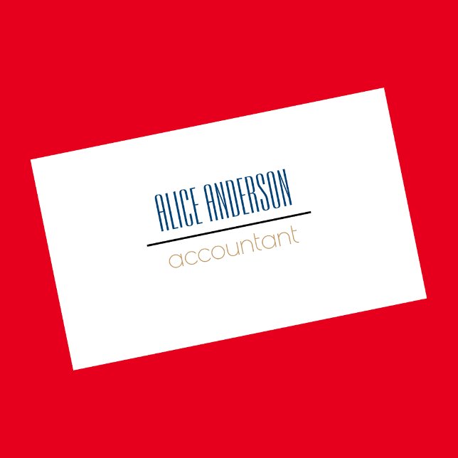 Cartão De Visita Pequeno negócio geométrico e simples de contadores (Criador carregado)