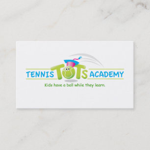 Cartão De Visita Pequenos Academy_template do tênis
