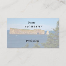 Percé Rock no Golfo da Rua.