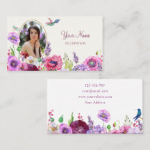 Perfil de foto florescente