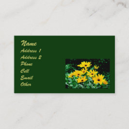 Cartão De Visita Perfil de Suspeitos Olhados Pretos