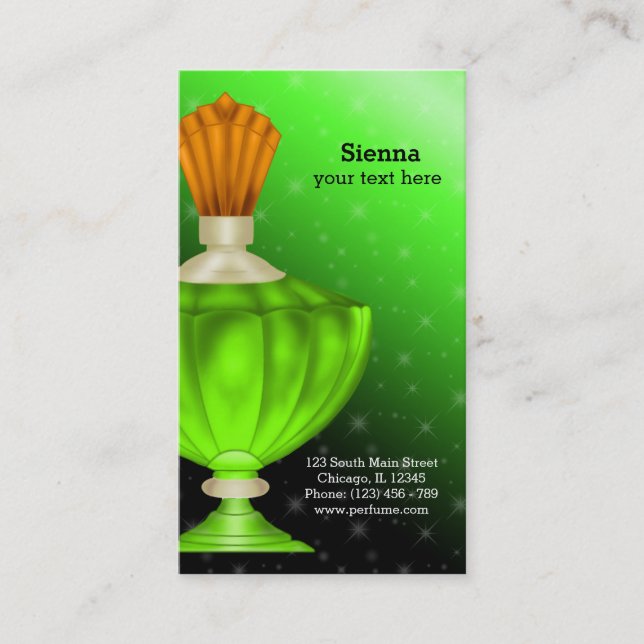 Cartão De Visita Perfume (Frente)