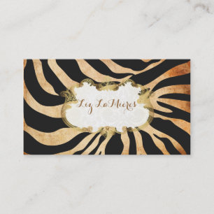 Cartão De Visita Pergaminho de zebra/faz da safra PixDezines