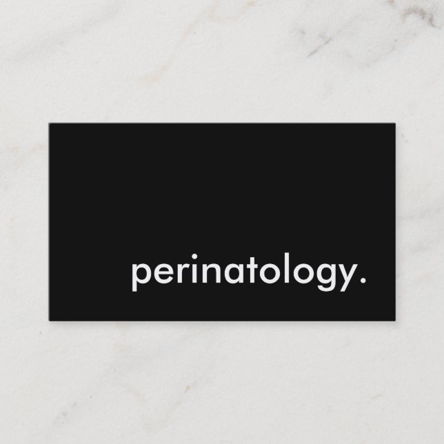 Cartão De Visita perinatologia. (Frente)