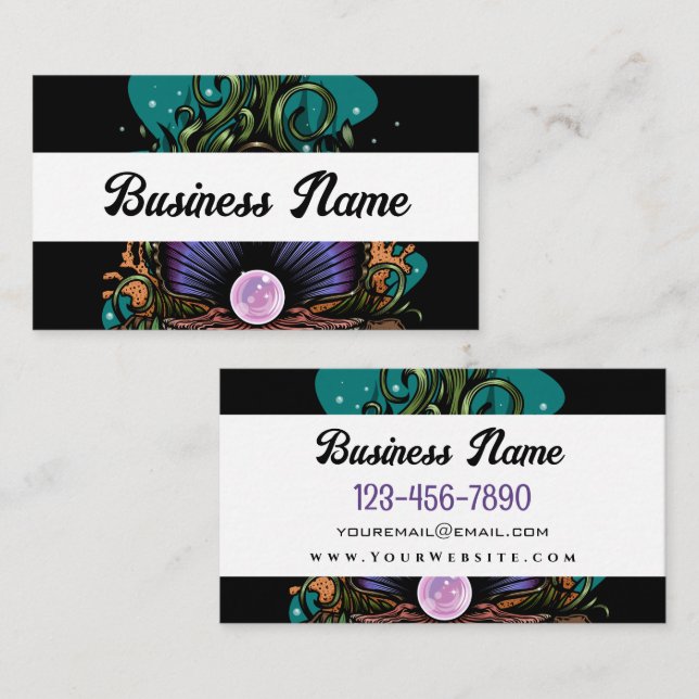 Cartão De Visita Pérola Do Mar (Frente/Verso)