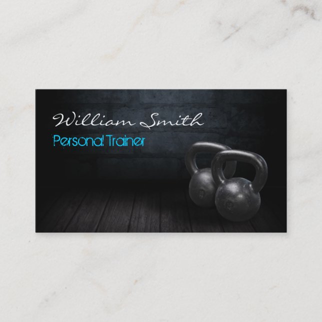 Cartão De Visita Personal Trainer Business card (Frente)