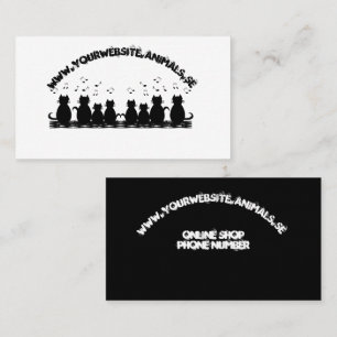 Cartão De Visita personalização do caterwauling