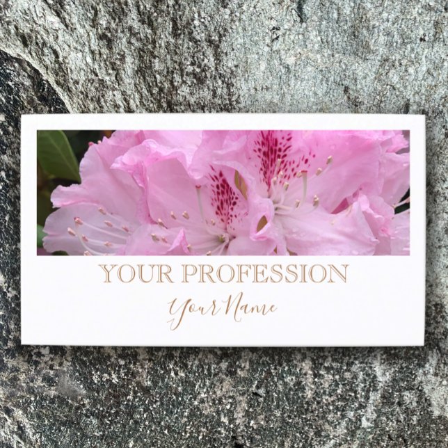 Cartão De Visita Personalização personalizada e elegante profission (Stylish elegant golden tan script on white. Add your photo template business card, simple modern.
)