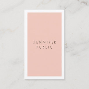 Cartão De Visita Personalizada Mínima Elegante Simples Moderna
