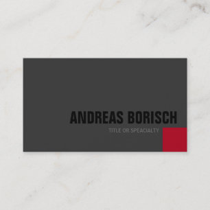 Cartão de visita Personalizada Quadrado Vermelho d