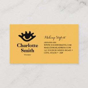 Cartão de visita personalizada Stylist de maquilha