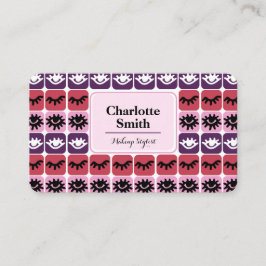 Cartão de visita personalizada Stylist de maquilha