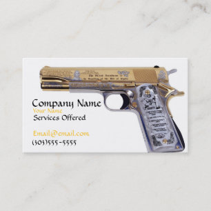 Cartão de visita personalizado 1911