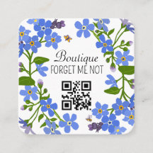 Cartão de visita personalizado à mão Código CR Flo