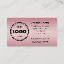 Cartão de Visita Personalizado com Logotipo e Códi