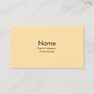 Cartão de Visita Personalizado Creme