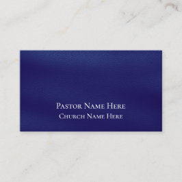 Cartão De Visita Personalizado da Igreja Cristã de Texto Personaliz