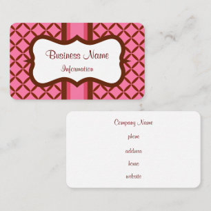 Cartão de Visita Personalizado de Chocolate de Fra