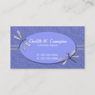 Cartão de visita Personalizado de Dragonflies Peri