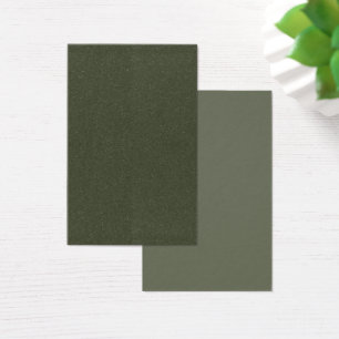 Cartão de visita Personalizado de Moss Verde