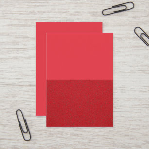 Cartão de visita Personalizado De Tom Vermelho Dua