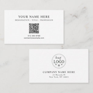 Cartão de visita personalizado elegante projetado