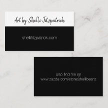 Personalizado mínimo de preto e branco básico