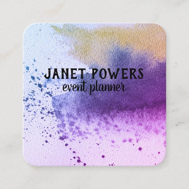 cartão de visita personalizado moderno para person (Frente)