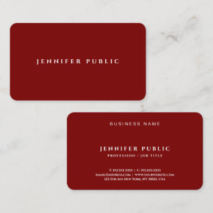 Cartão De Visita Personalizado Moderno Profissional Elegante Luxo V