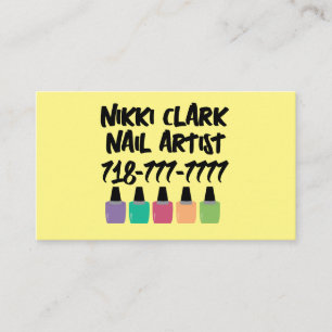 Cartão de visita personalizado NAIL ARTIST