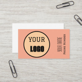 Cartão De Visita Personalizado o nome do logotipo minimalista moder