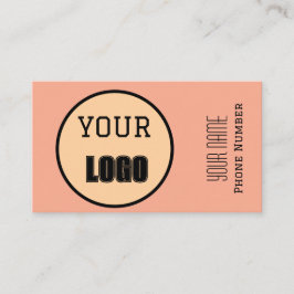 Cartão De Visita Personalizado o nome do logotipo minimalista moder