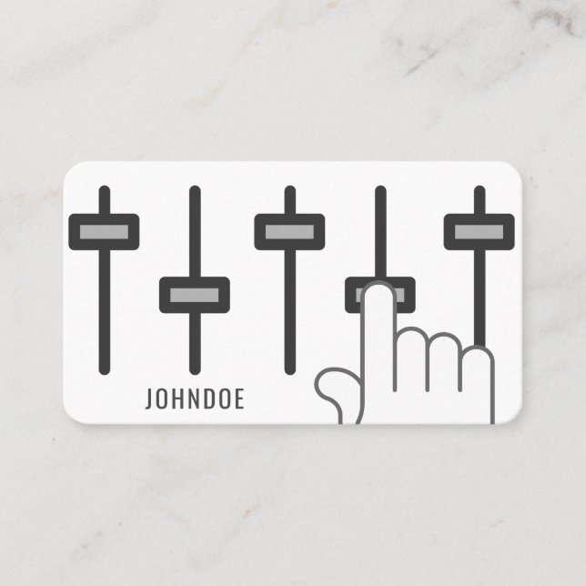 Cartão de visita personalizado para Engenheiros de (Frente)