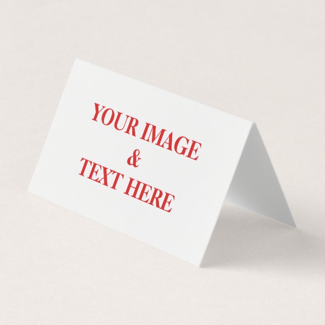 Cartão De Visita Personalizado Personalizado Sua Própria Fotografia (Frente)