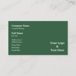 Cartão De Visita Personalizado Personalize Seu Próprio Logotipo & T