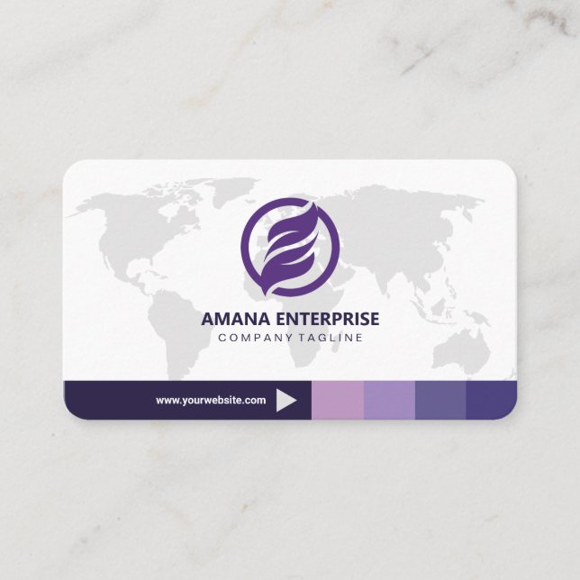 Cartão De Visita Personalizado por Código QR Moderno Profissional (Frente)